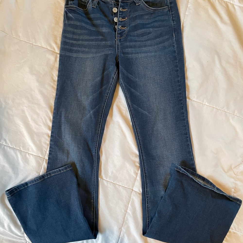 KanCan button fly bootcut denim